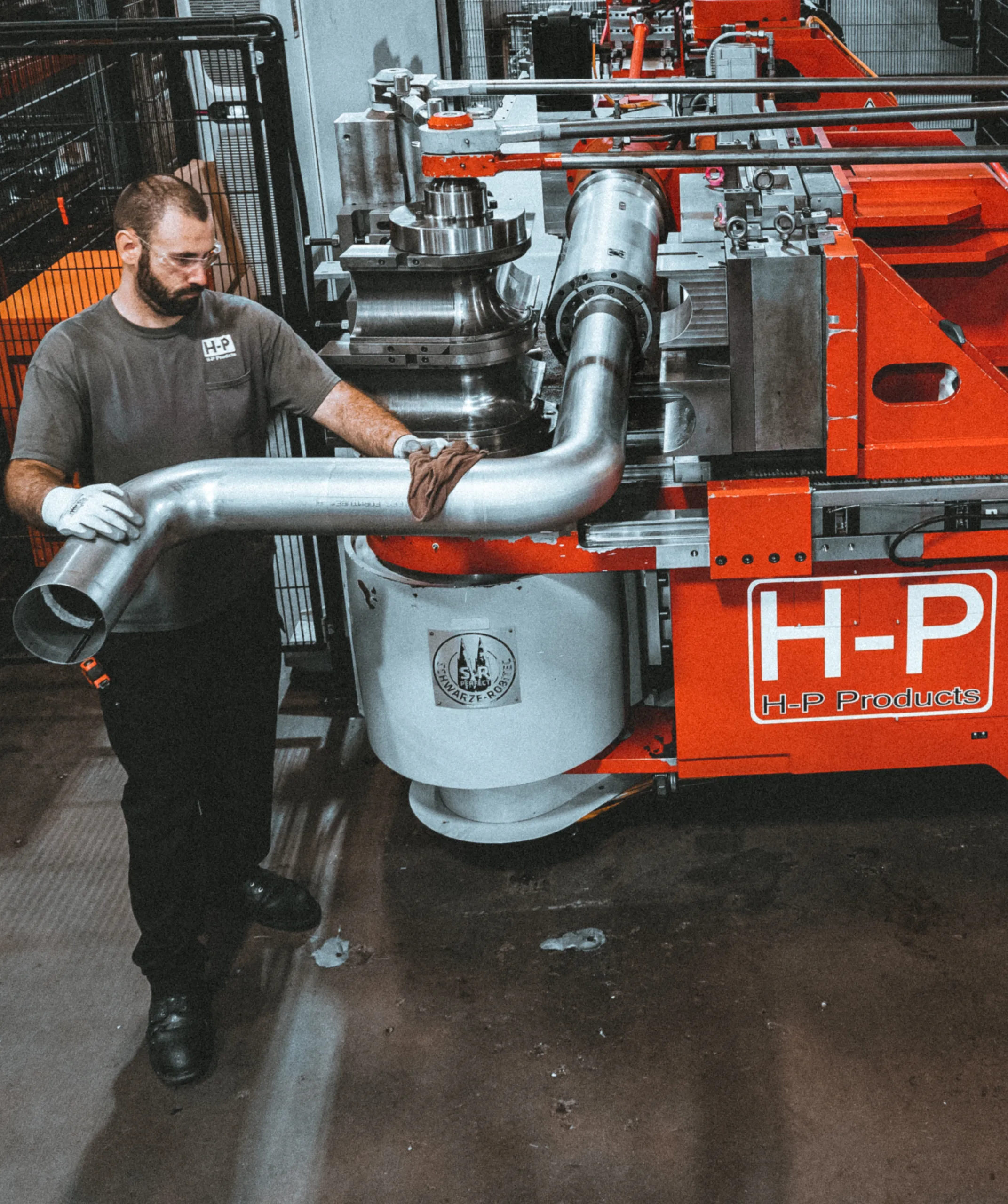 Tube bending operator