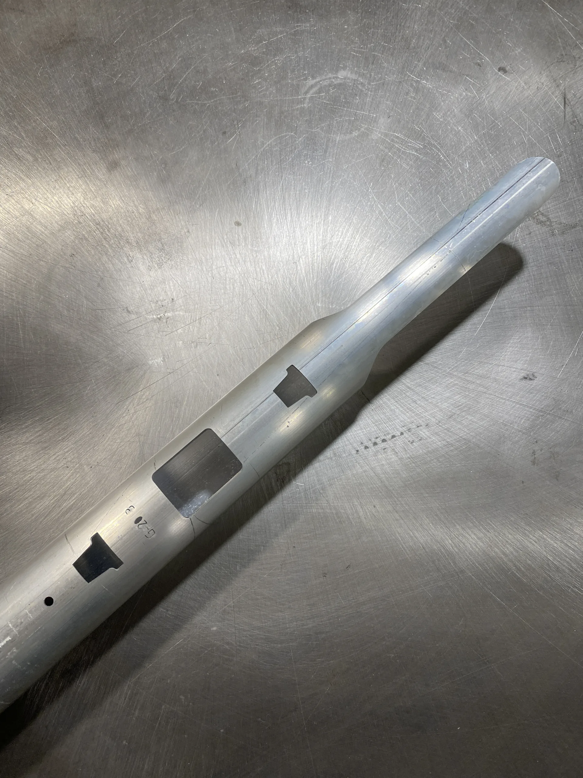 Laser-cut tube part detail